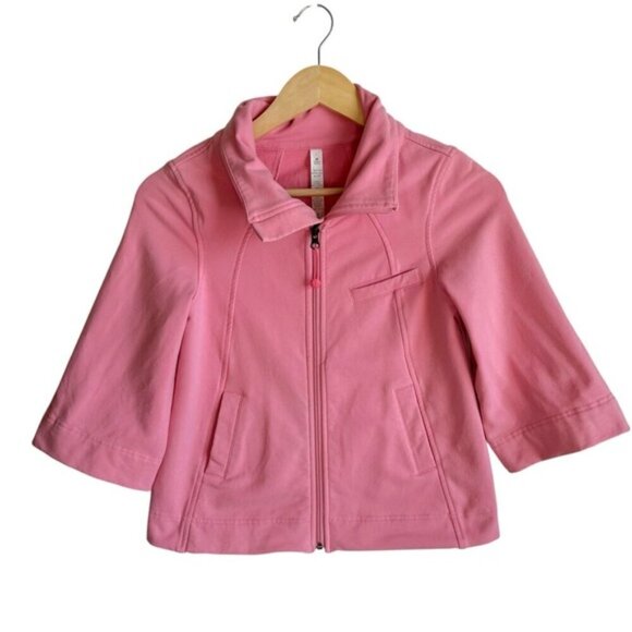 Lululemon Jacket Size 2 Pink Cropped Sleeve - Picture 13 of 13